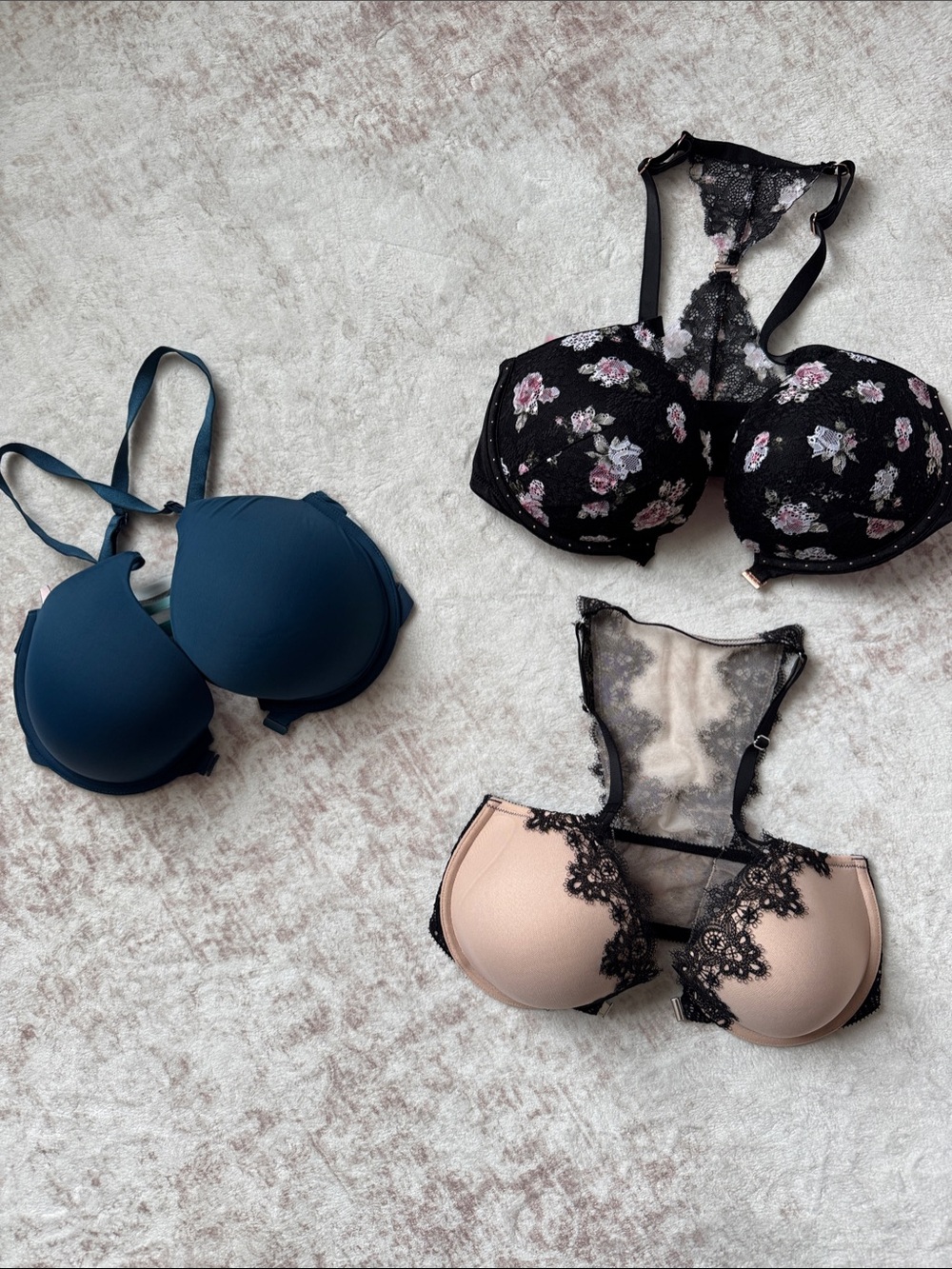 Navy Smooth T-Shirt Bra with Light Support